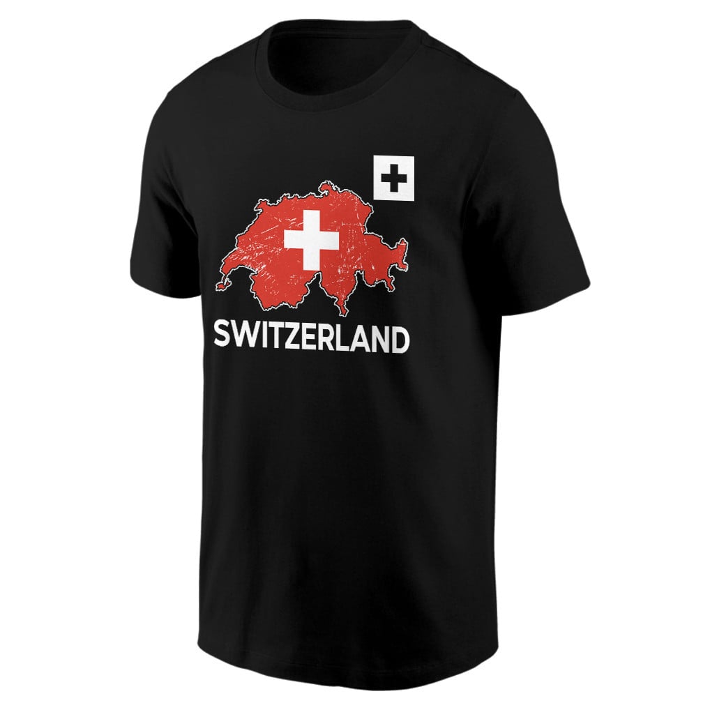 Switzerland Soccer Pride World Cup 2026 T-shirt - Distressed Map Graphic