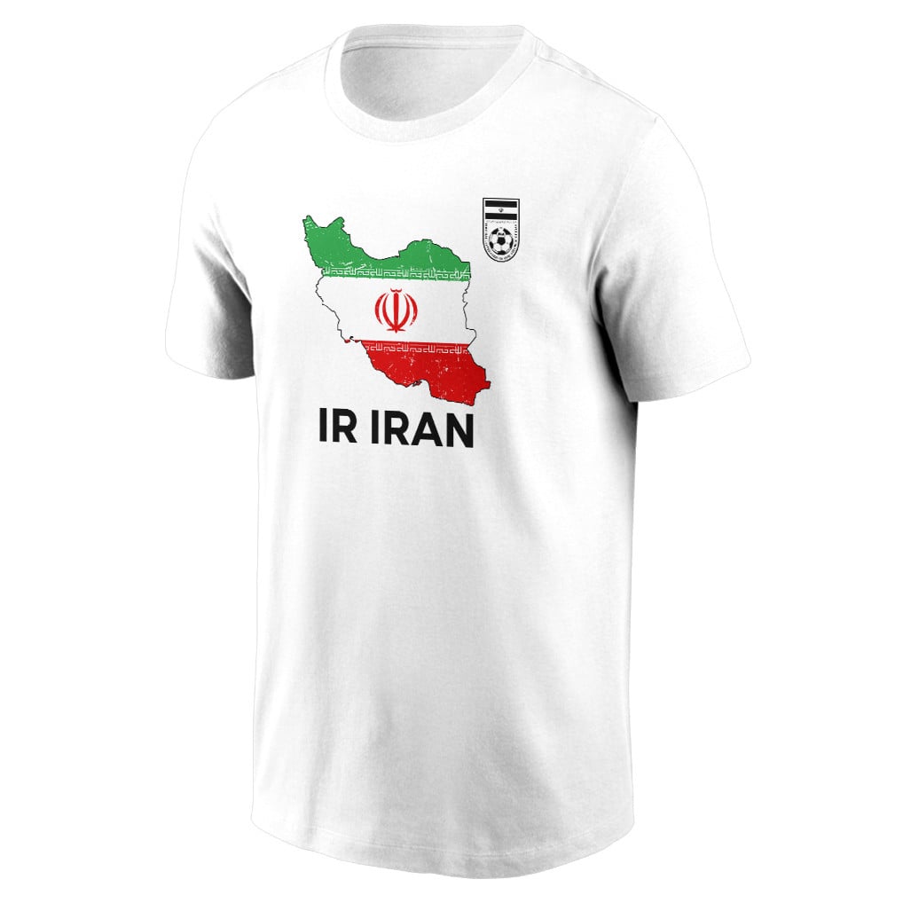 Iran Soccer Pride World Cup 2026 T-shirt - Distressed Map Graphic