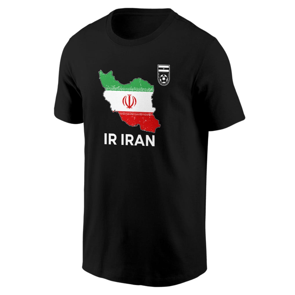 Iran Soccer Pride World Cup 2026 T-shirt - Distressed Map Graphic