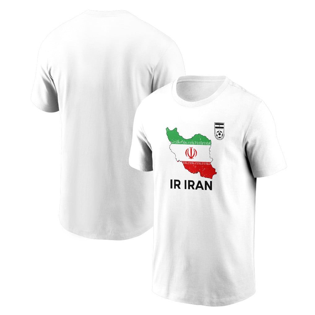Iran Soccer Pride World Cup 2026 T-shirt - Distressed Map Graphic
