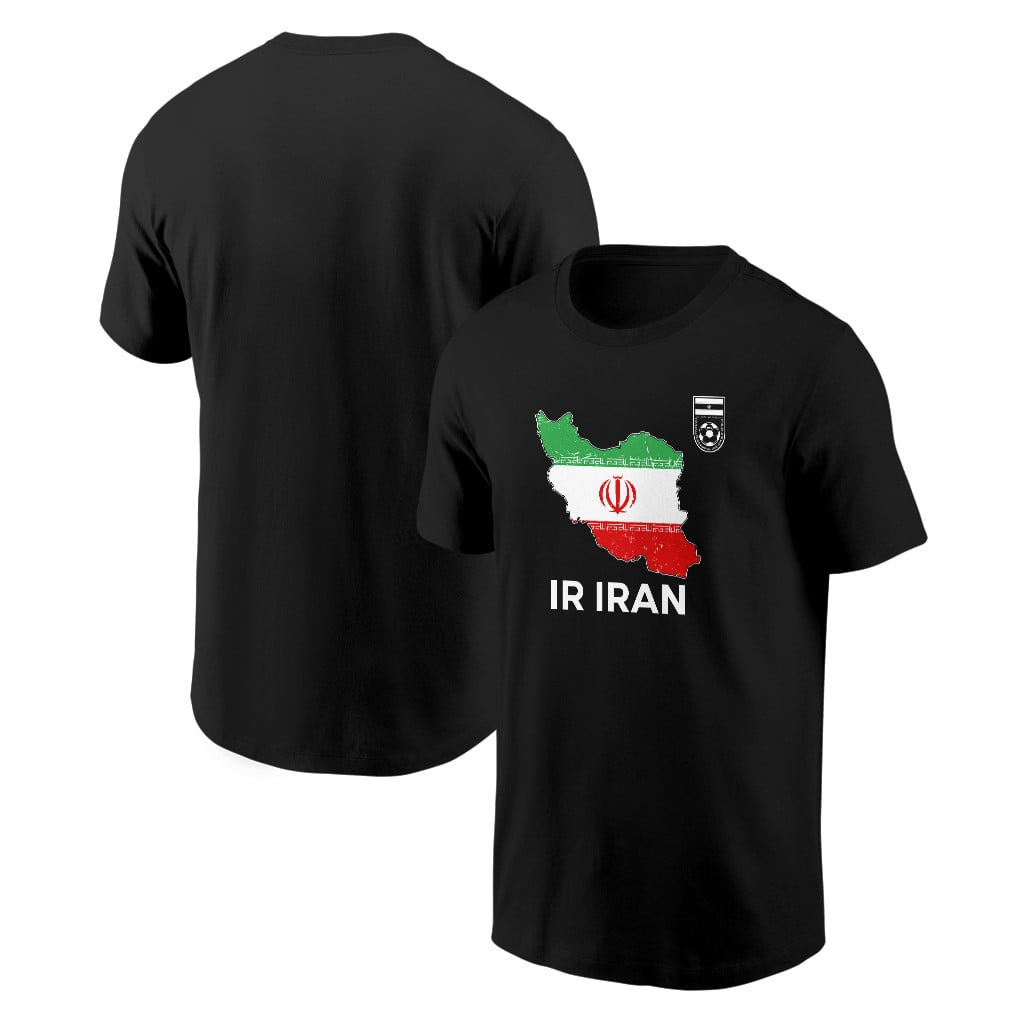 Iran Soccer Pride World Cup 2026 T-shirt - Distressed Map Graphic