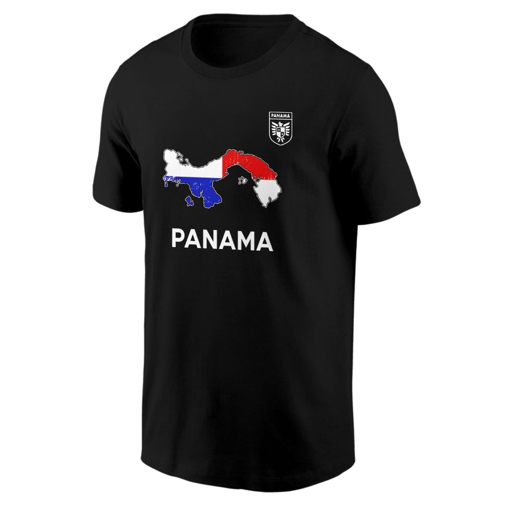 Panama Soccer Pride World Cup 2026 T-shirt - Distressed Map Graphic