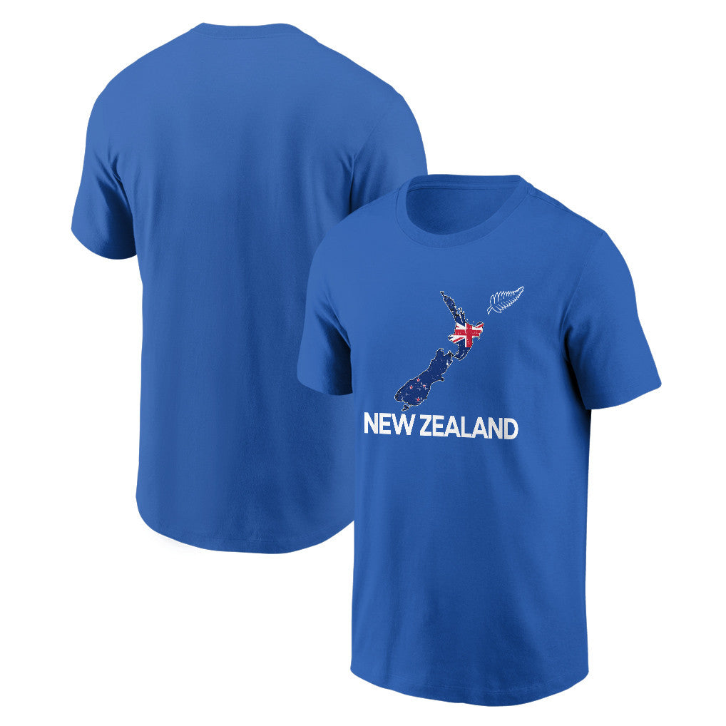 New Zealand Soccer Pride World Cup 2026 T-shirt - Distressed Map Graphic