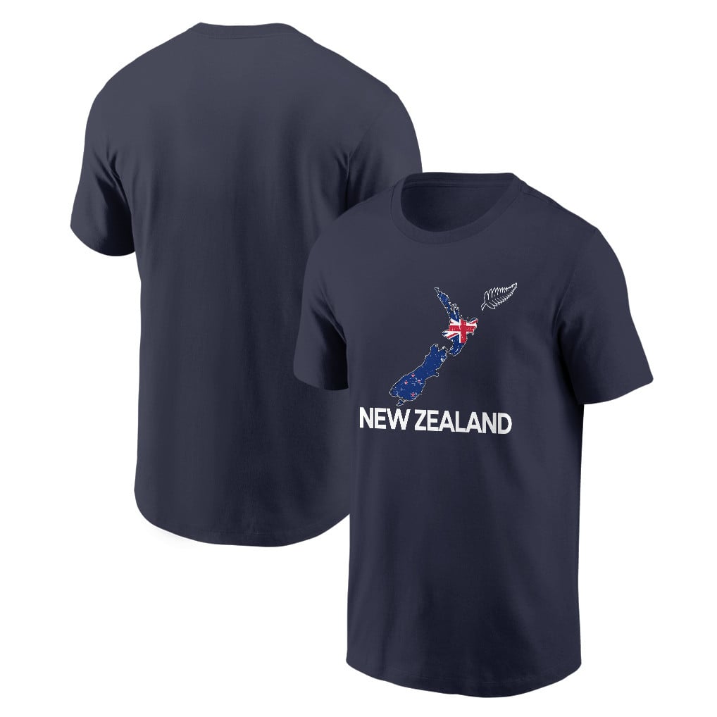 New Zealand Soccer Pride World Cup 2026 T-shirt - Distressed Map Graphic
