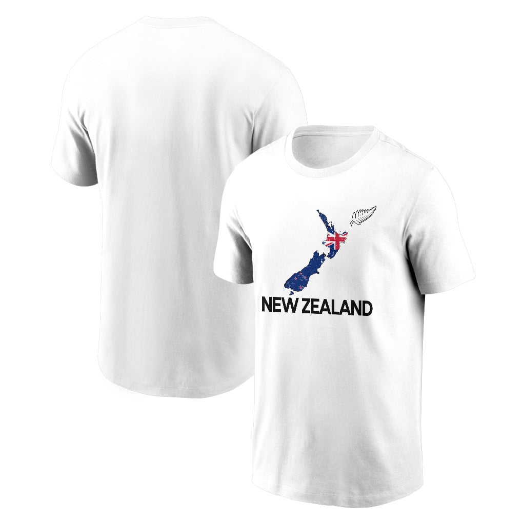 New Zealand Soccer Pride World Cup 2026 T-shirt - Distressed Map Graphic