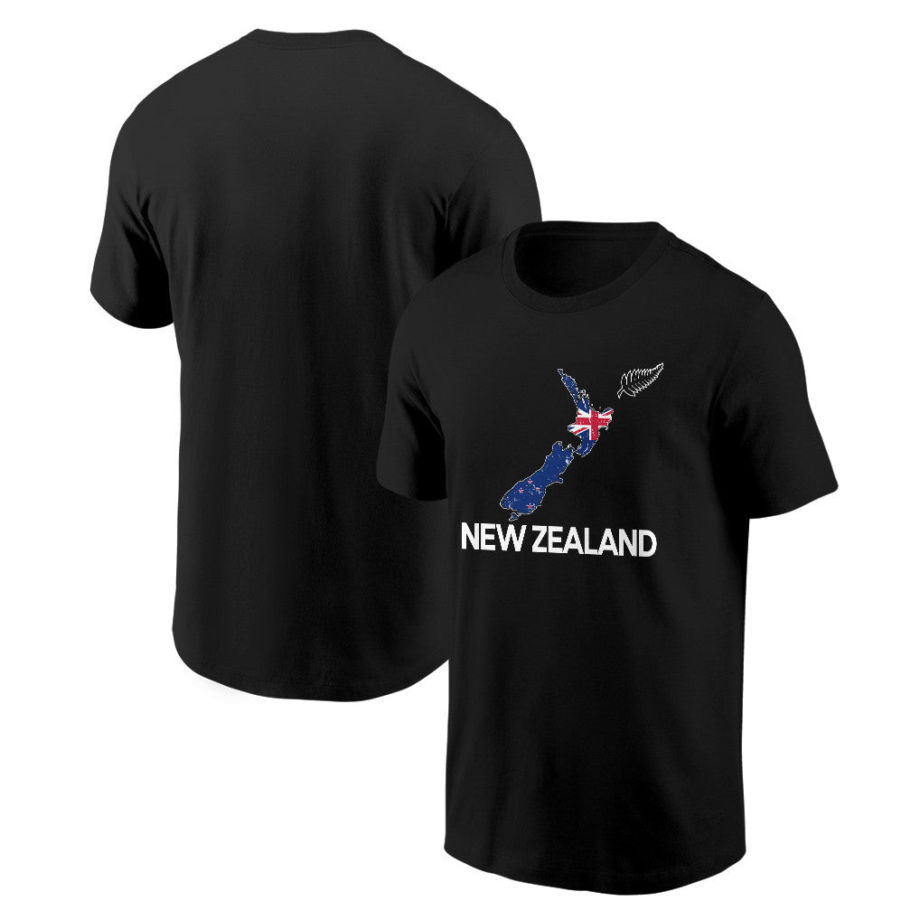 New Zealand Soccer Pride World Cup 2026 T-shirt - Distressed Map Graphic