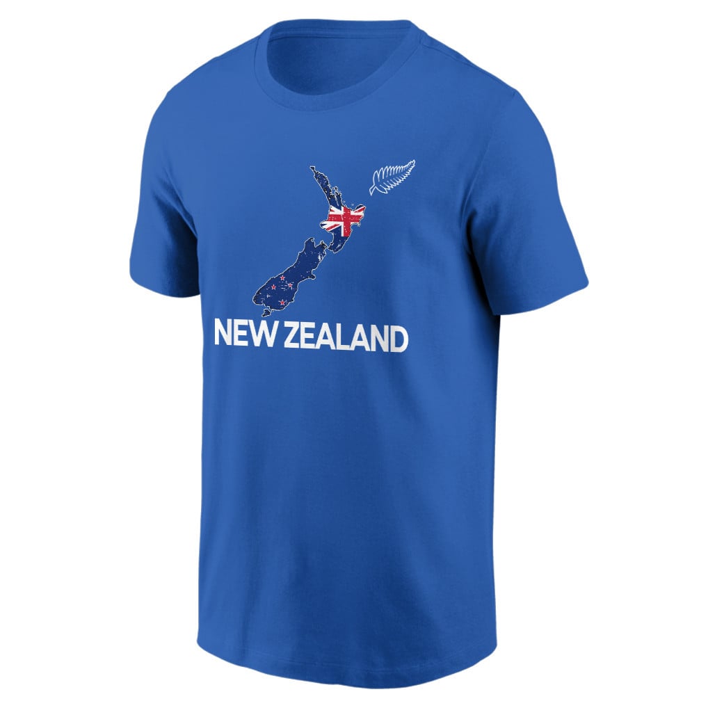 New Zealand Soccer Pride World Cup 2026 T-shirt - Distressed Map Graphic