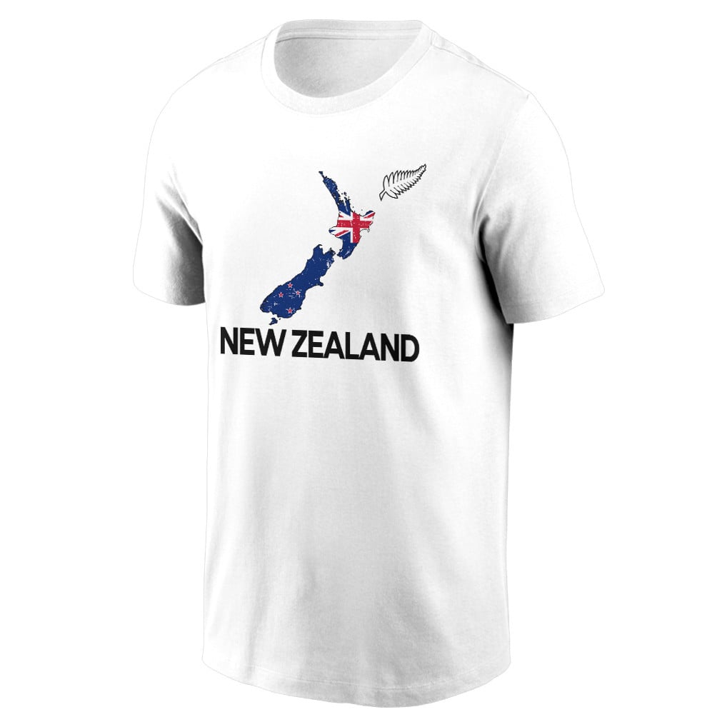 New Zealand Soccer Pride World Cup 2026 T-shirt - Distressed Map Graphic