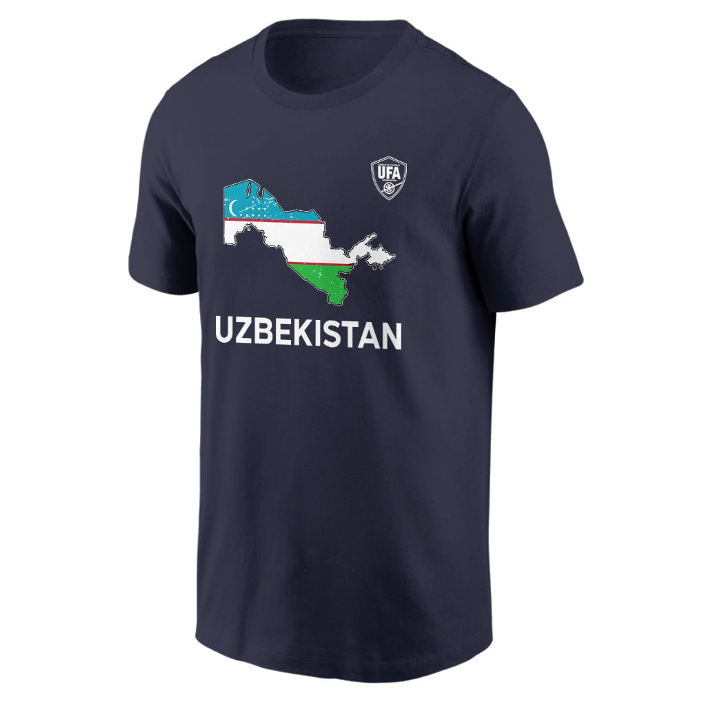 Uzbekistan Soccer Pride World Cup 2026 T-shirt - Distressed Map Graphic