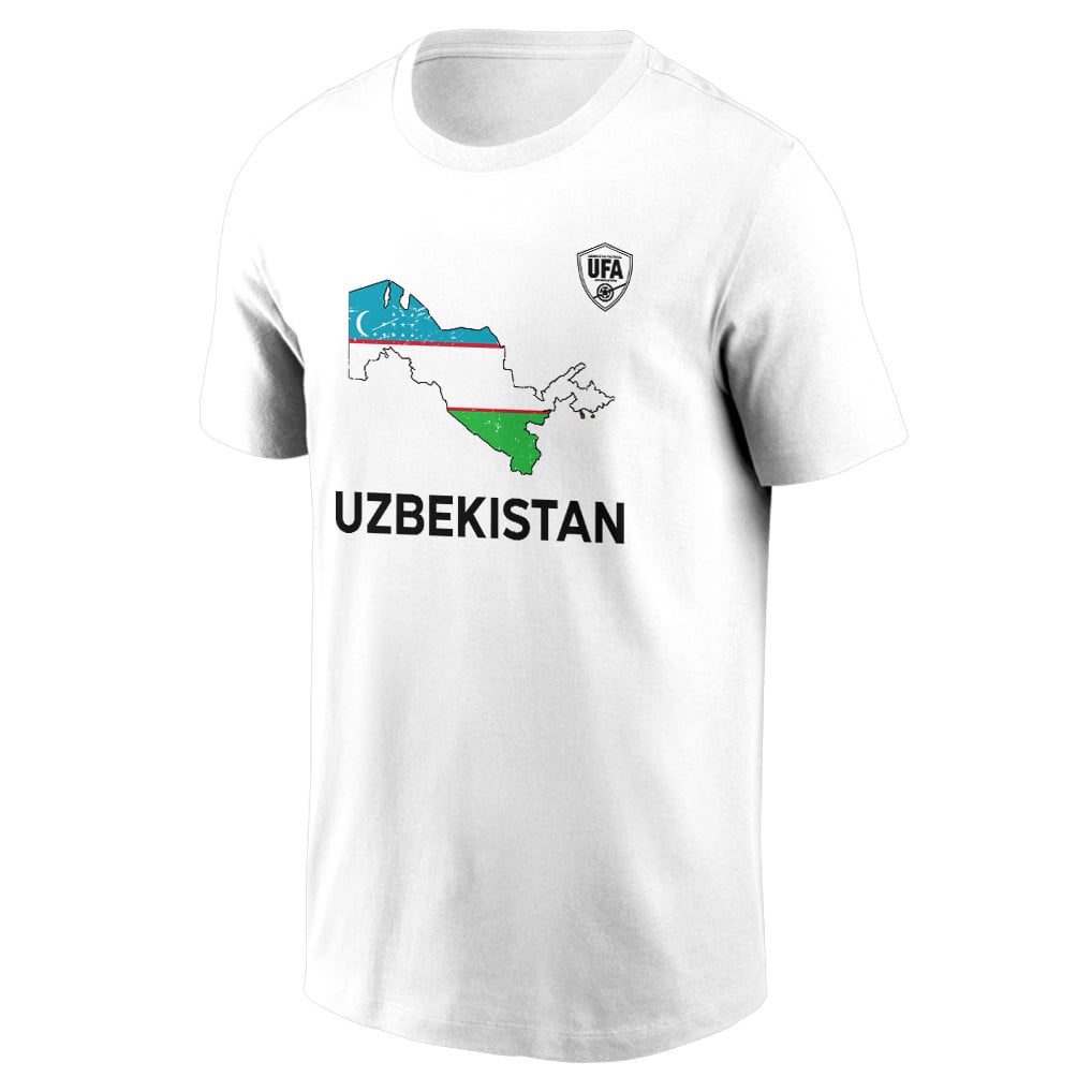 Uzbekistan Soccer Pride World Cup 2026 T-shirt - Distressed Map Graphic