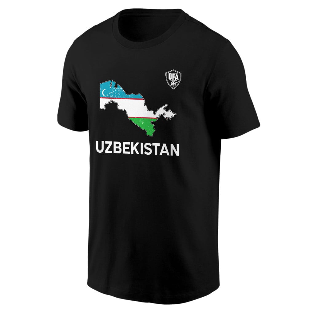 Uzbekistan Soccer Pride World Cup 2026 T-shirt - Distressed Map Graphic