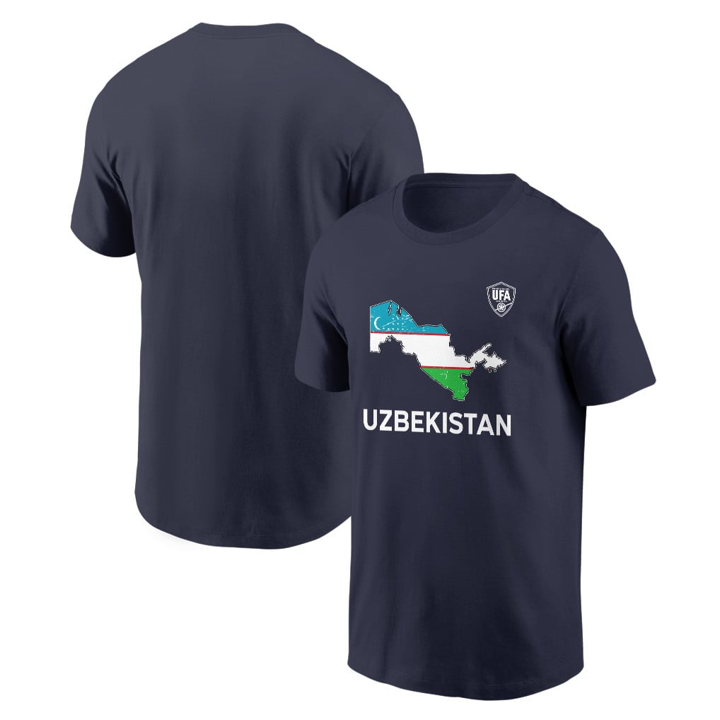 Uzbekistan Soccer Pride World Cup 2026 T-shirt - Distressed Map Graphic