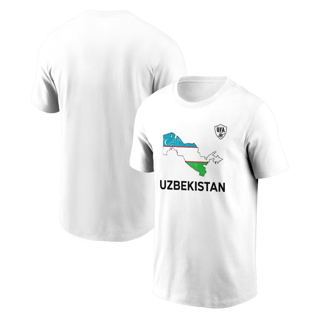 Uzbekistan Soccer Pride World Cup 2026 T-shirt - Distressed Map Graphic