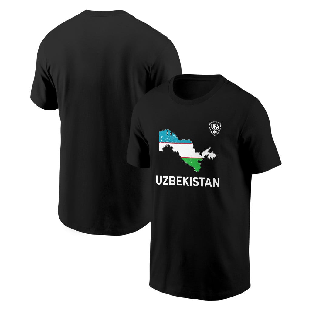 Uzbekistan Soccer Pride World Cup 2026 T-shirt - Distressed Map Graphic