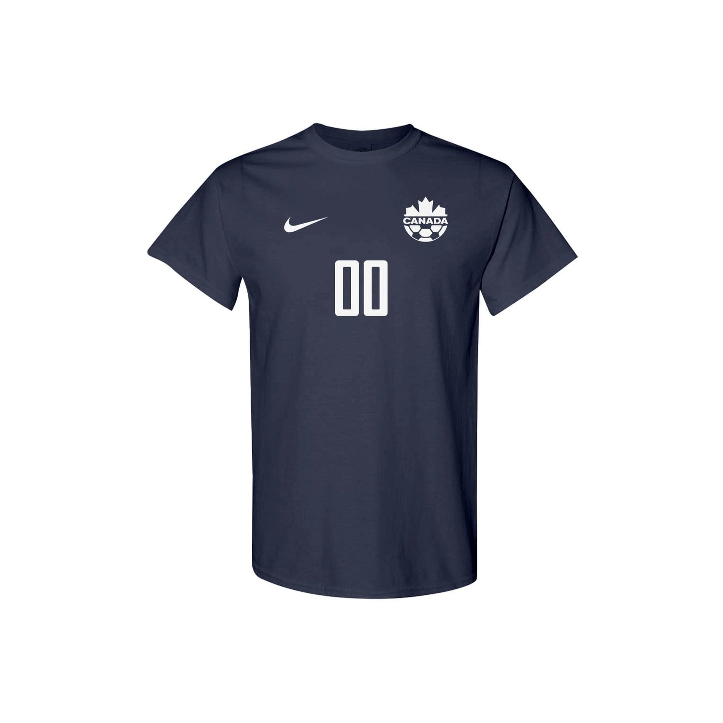 Canada Jersey Style Tee for World Cup 2026 - Personalized Soccer Fan T-Shirt