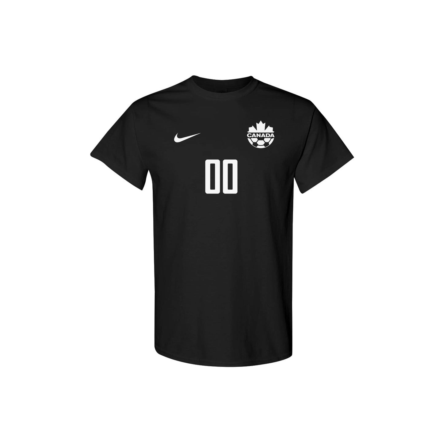 Canada Jersey Style Tee for World Cup 2026 - Personalized Soccer Fan T-Shirt