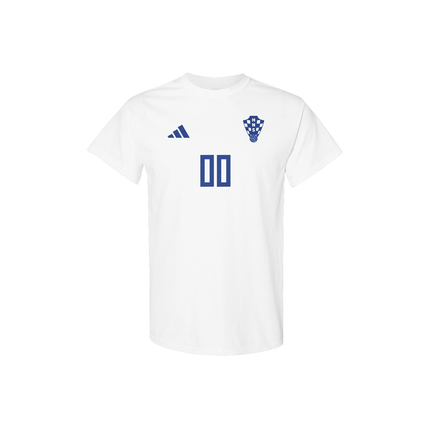 Croatia Jersey Style Tee for World Cup 2026 - Personalized Soccer Fan T-Shirt