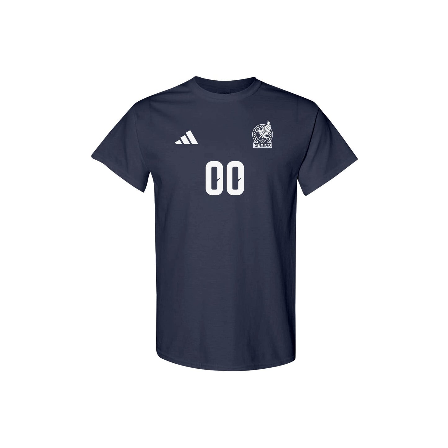 Mexico Jersey Style Tee for World Cup 2026 - Personalized Soccer Fan T-Shirt