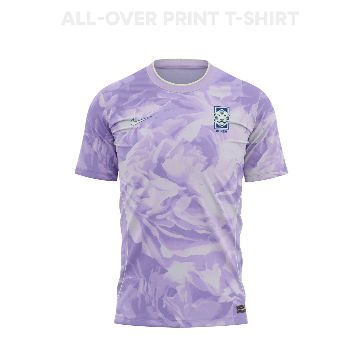 South Korea 2026 Away 3D T-Shirt Fully Printed – Unisex, Purple