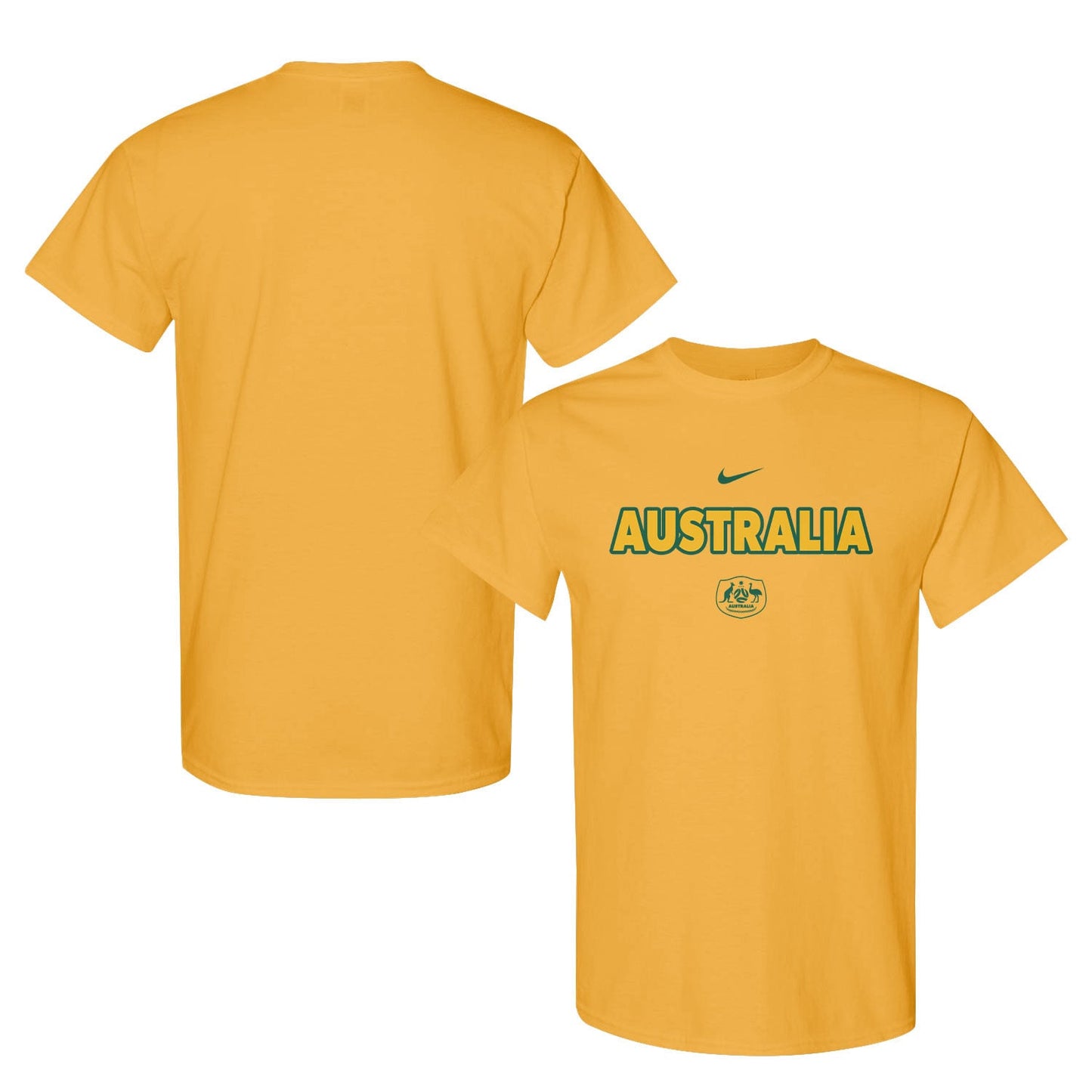 Australia National Team Inspired T-Shirt – World Cup 2026 Fan Edition - Yellow