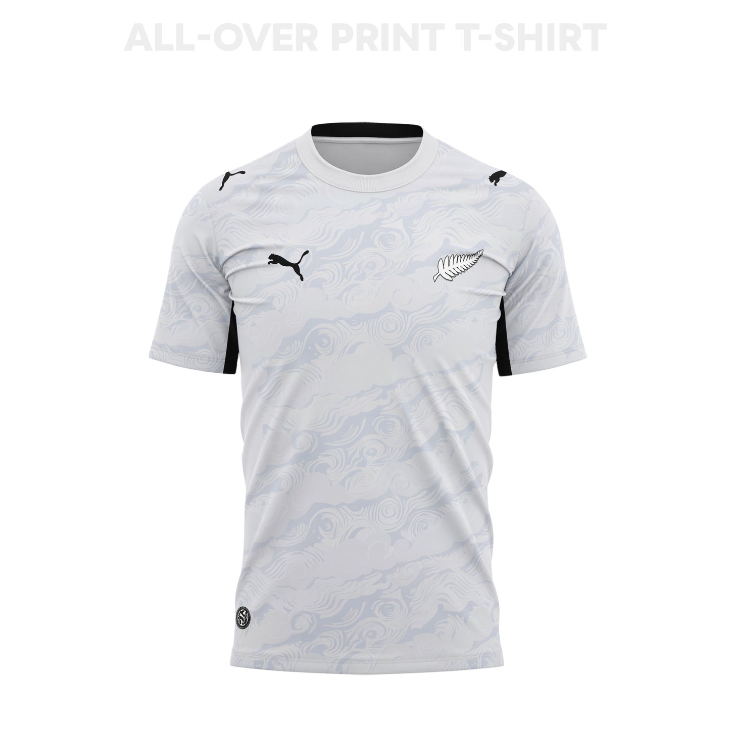 New Zealand 2026 Away 3D T-Shirt Fully Printed – Unisex, White