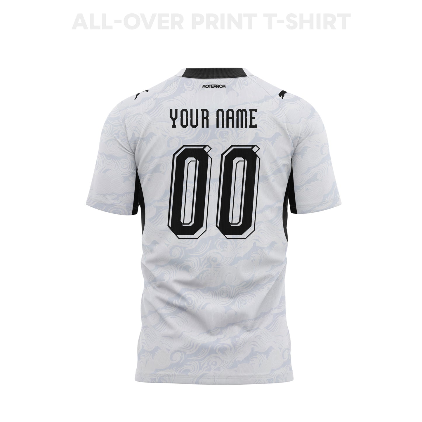 New Zealand 2026 Away 3D T-Shirt Fully Printed – Personalized – Unisex, White