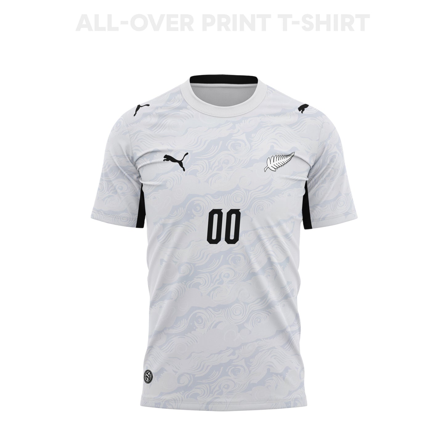 New Zealand 2026 Away 3D T-Shirt Fully Printed – Personalized – Unisex, White