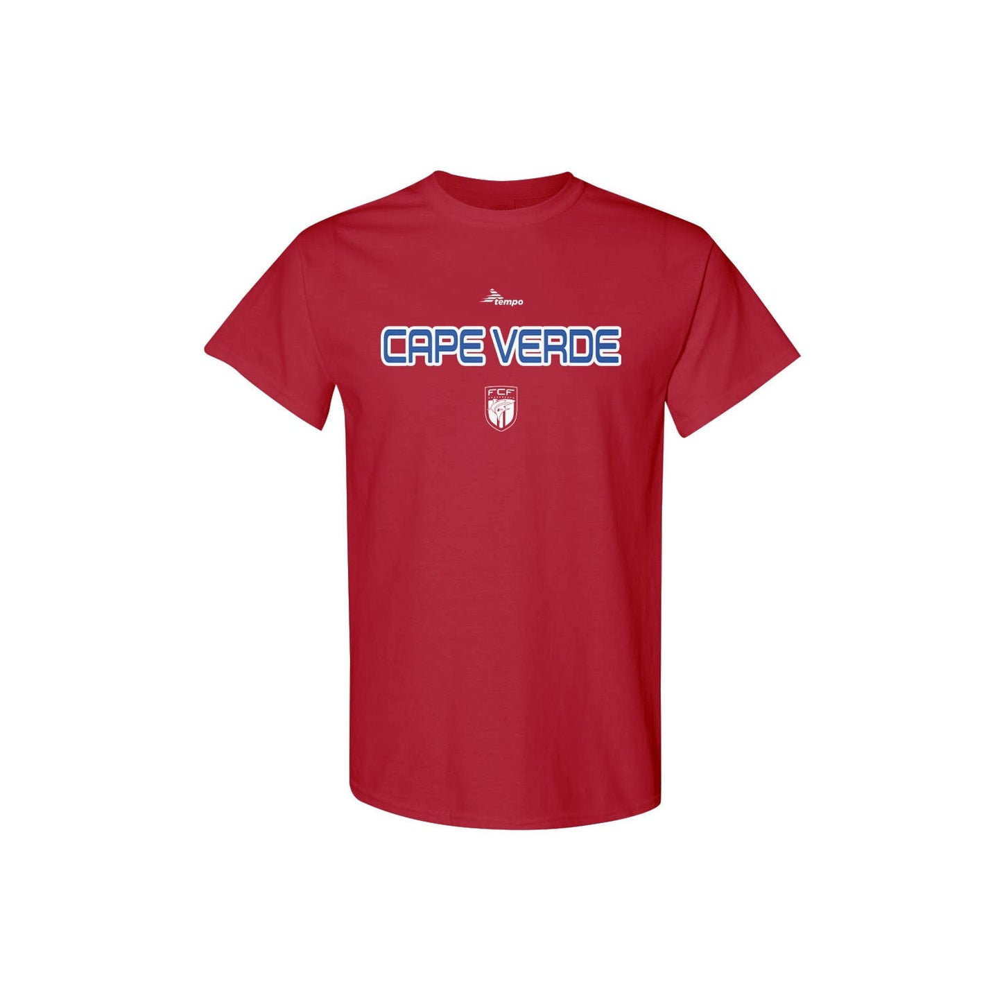 Cape Verde National Team Inspired T-Shirt – World Cup 2026 Fan Edition - Red