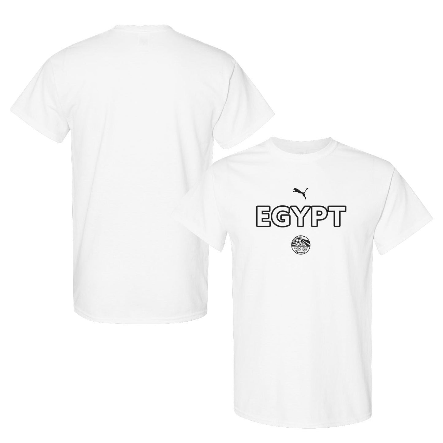 Egypt National Team Inspired T-Shirt – World Cup 2026 Fan Edition - White