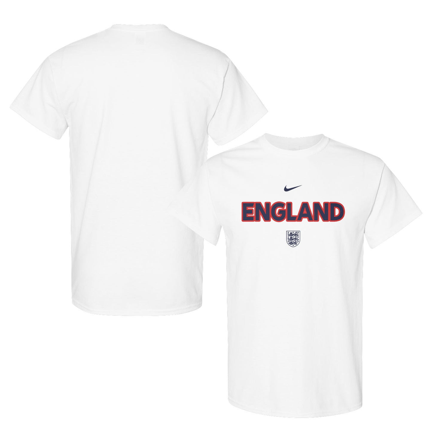 England National Team Inspired T-Shirt – World Cup 2026 Fan Edition - White