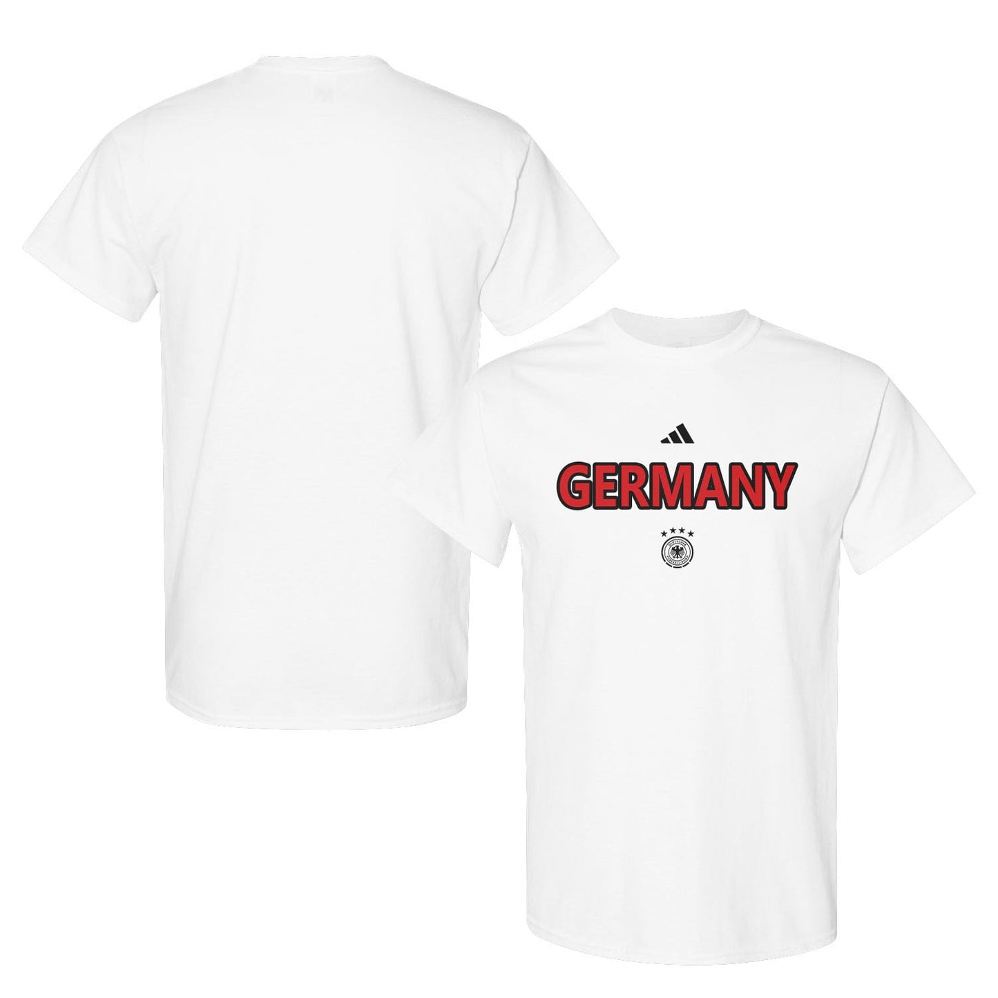 Germany National Team Inspired T-Shirt – World Cup 2026 Fan Edition - White