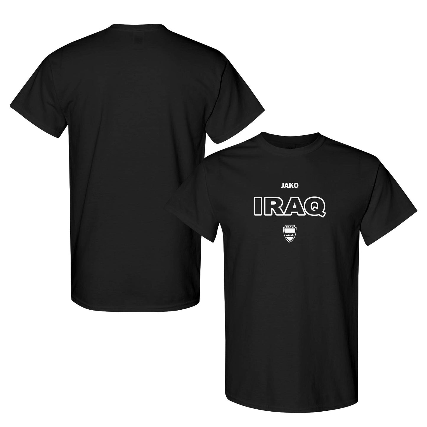 Iraq National Team Inspired T-Shirt – World Cup 2026 Fan Edition - Black