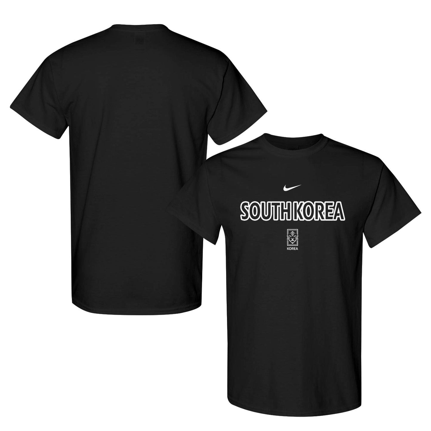 South Korea National Team Inspired T-Shirt – World Cup 2026 Fan Edition - Black