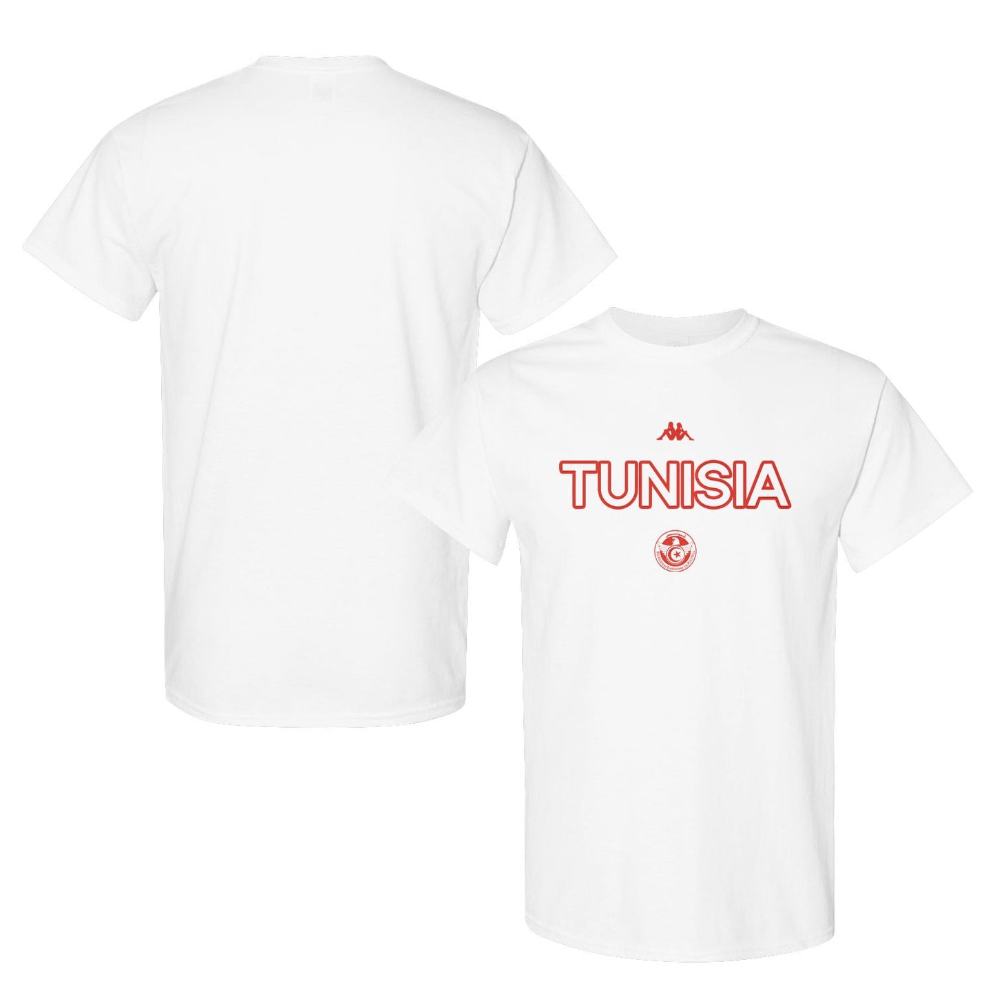 Tunisia National Team Inspired T-Shirt – World Cup 2026 Fan Edition - White