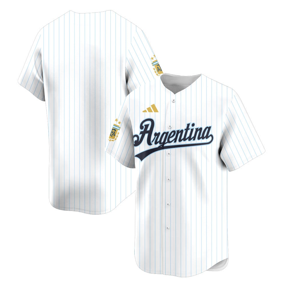 Argentina 2026 Inspired Retro Soccer Baseball Jersey – Full Print
