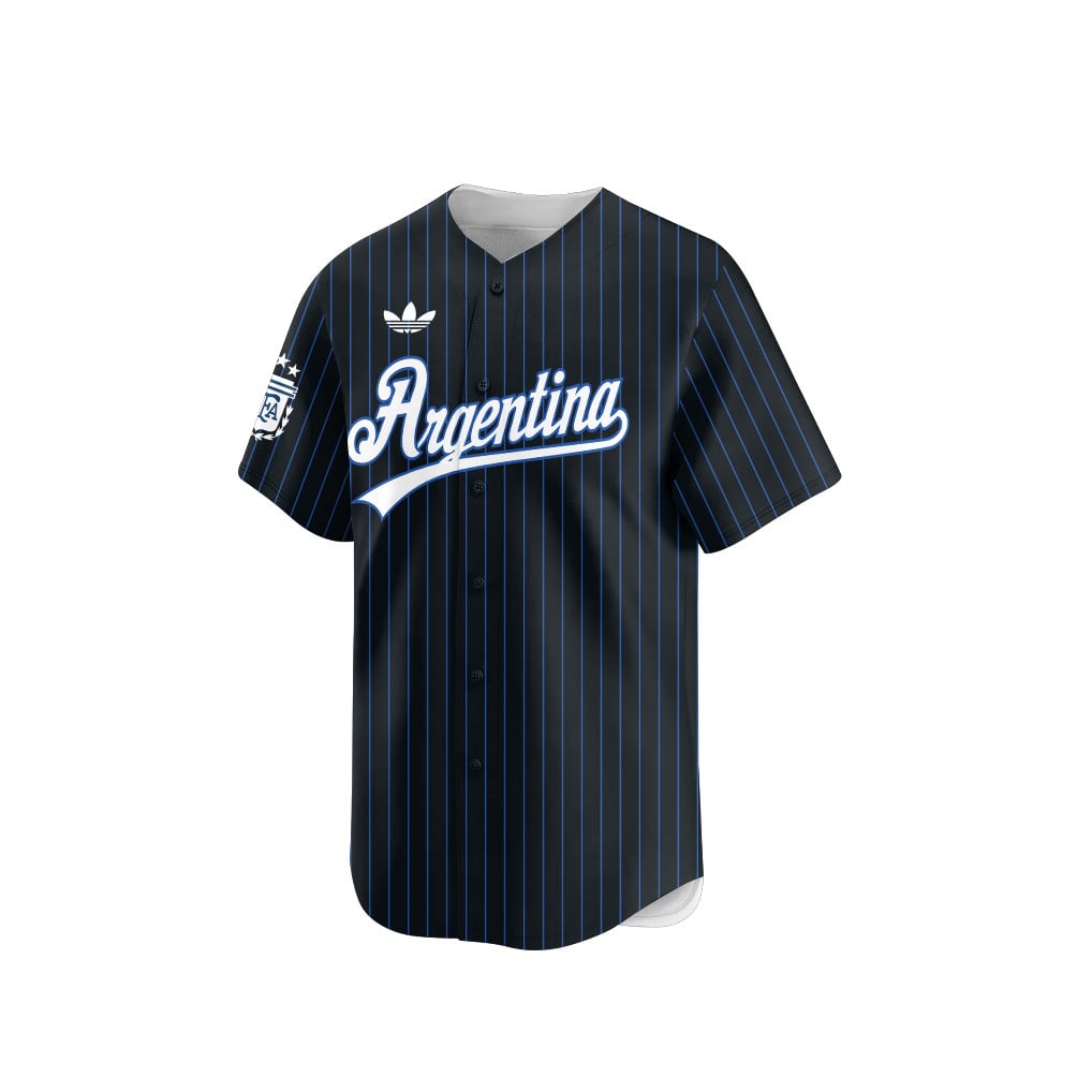 Argentina 2026 Inspired Retro Soccer Baseball Jersey – Personalized Full Print