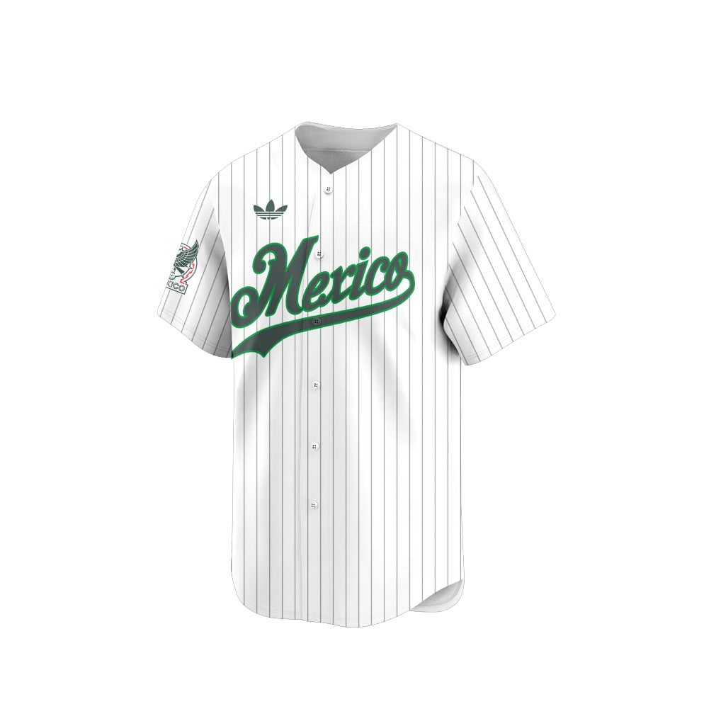 Mexico 2026 Inspired Retro Soccer Baseball Jersey – Personalized Full Print