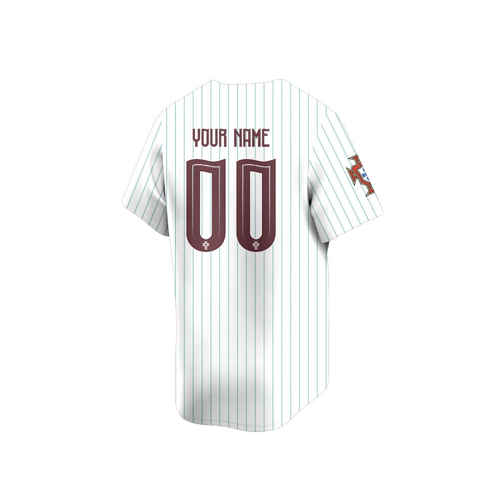 Portugal 2026 Inspired Retro Soccer Baseball Jersey – Personalized Full Print