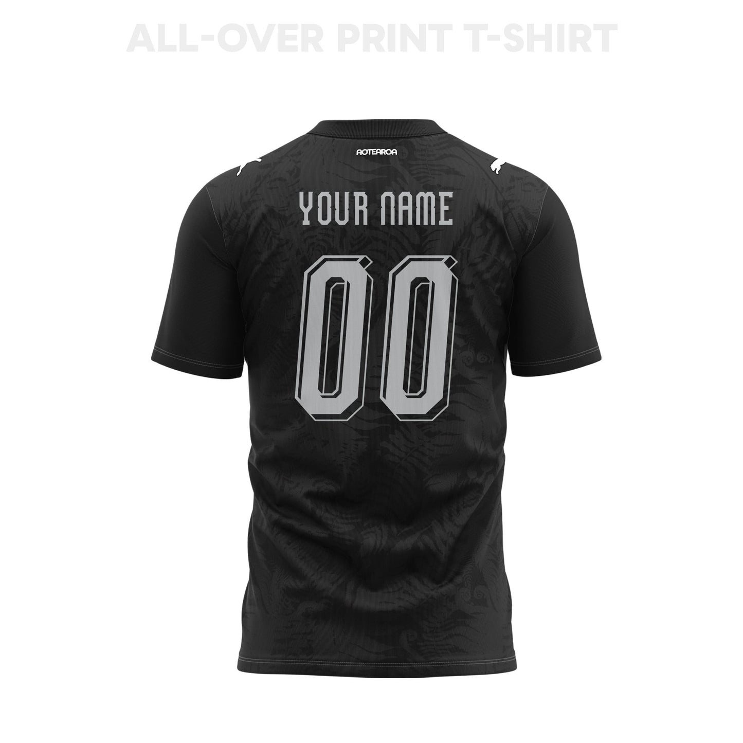 New Zealand 2026 Home 3D T-Shirt Fully Printed – Personalized – Unisex, Black