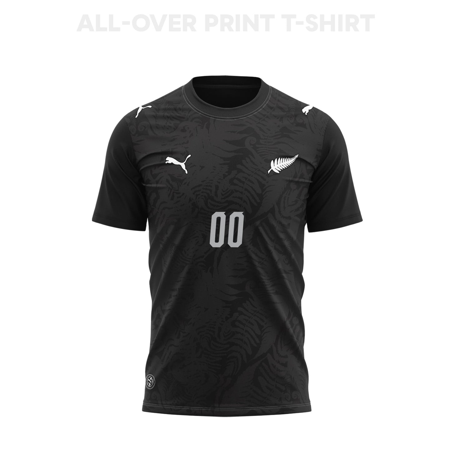 New Zealand 2026 Home 3D T-Shirt Fully Printed – Personalized – Unisex, Black