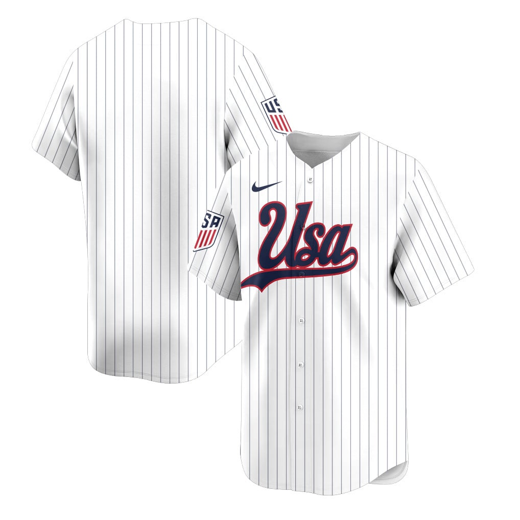 USA 2026 Inspired Retro Soccer Baseball Jersey – Full Print