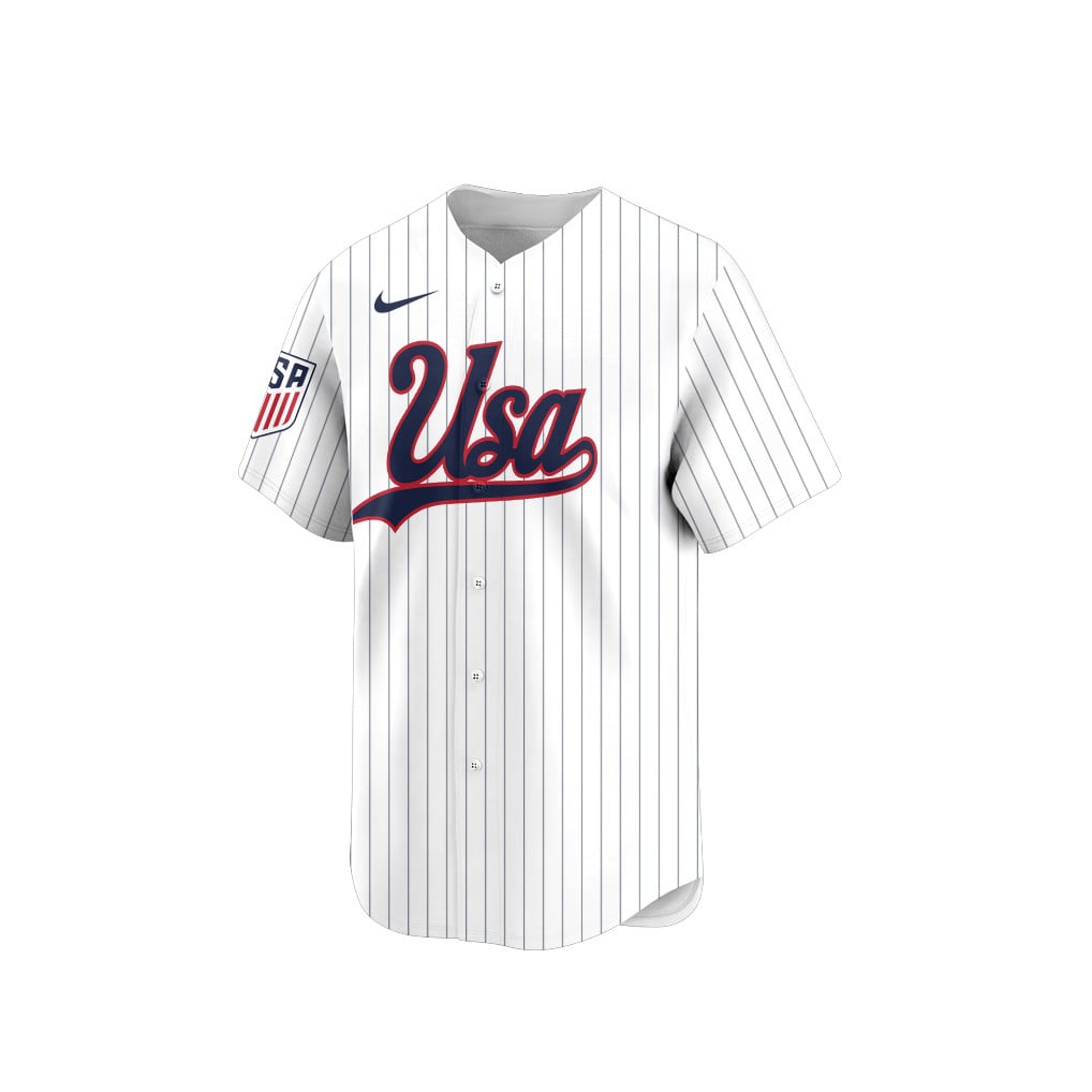 USA 2026 Inspired Retro Soccer Baseball Jersey – Full Print