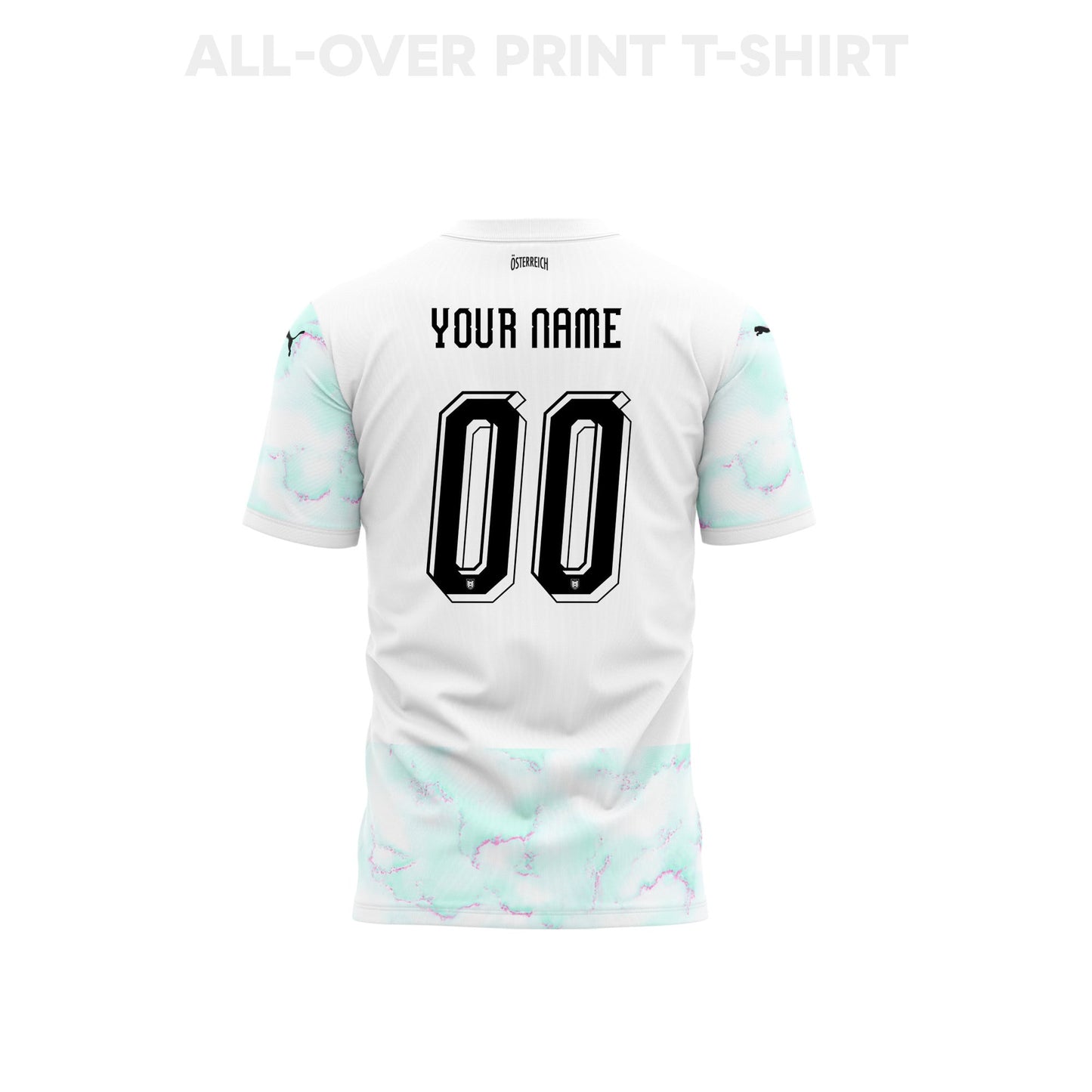 Austria 2026 Away 3D T-Shirt Fully Printed – Personalized – Unisex, White