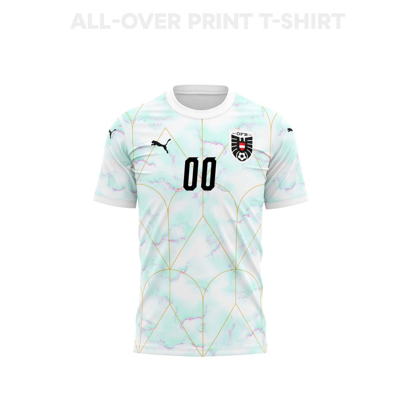 Austria 2026 Away 3D T-Shirt Fully Printed – Personalized – Unisex, White