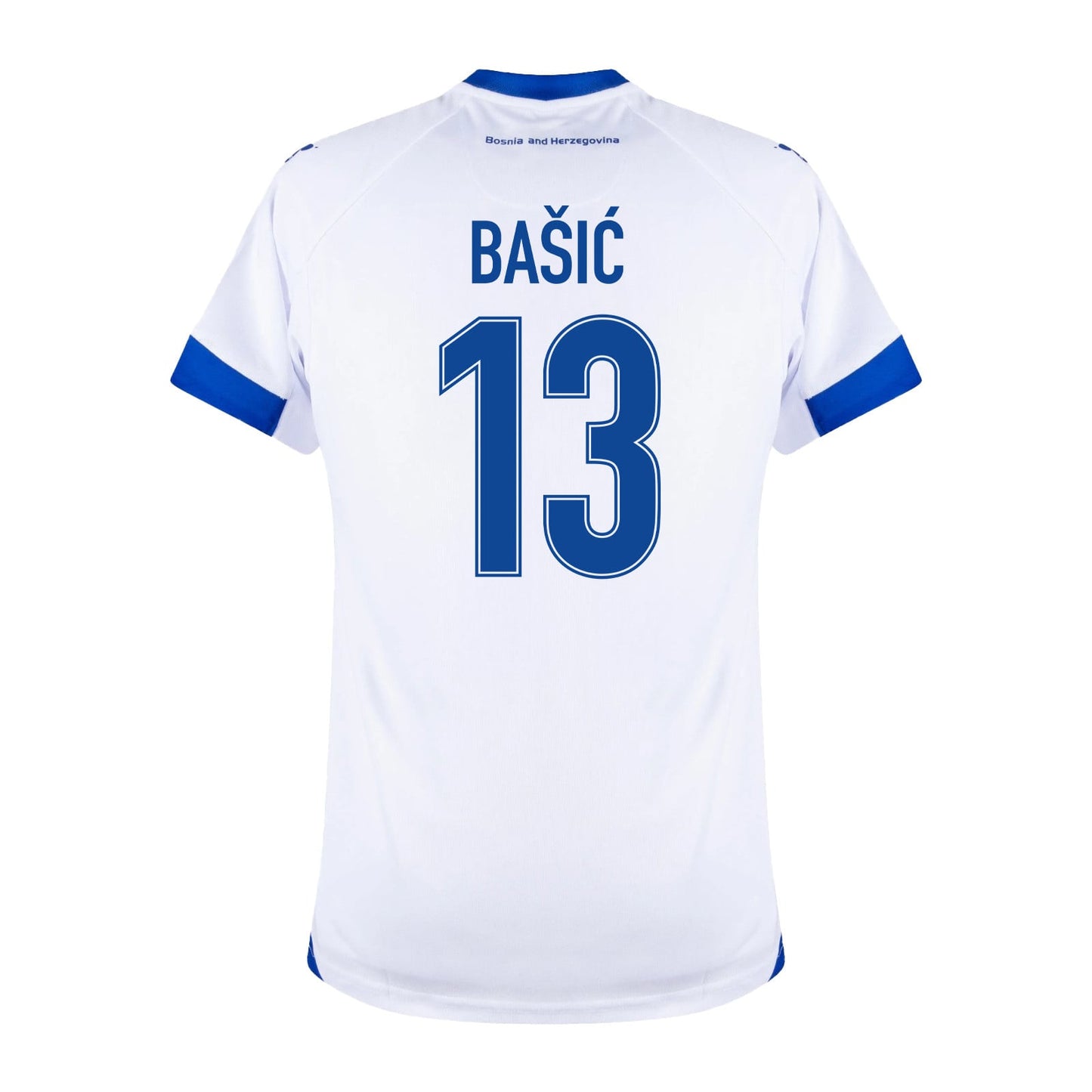 Ivan Bašić 13 Bosnia and Herzegovina 2026 Away Jersey - White, Men
