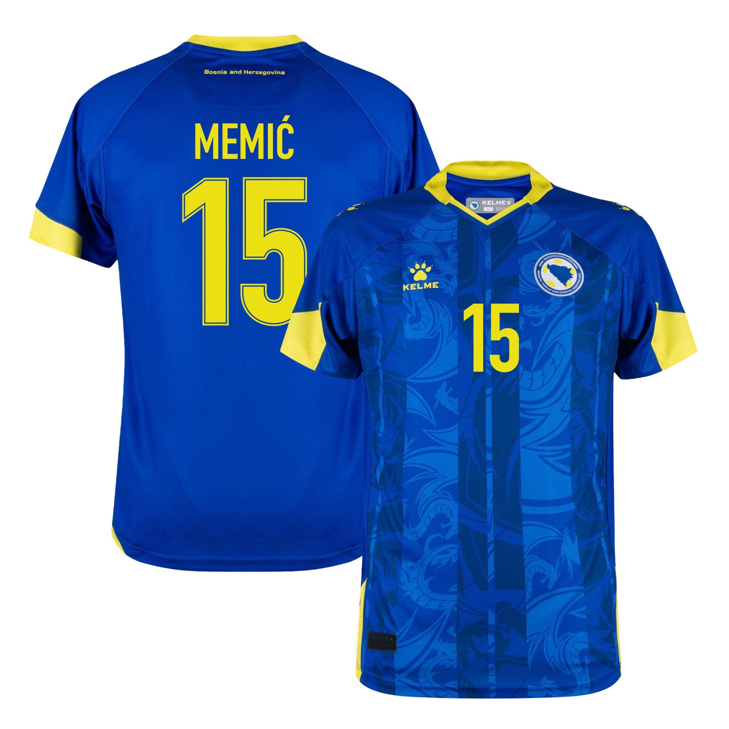 Amar Memić 15 Bosnia and Herzegovina 2026 Home Jersey - Blue, Men