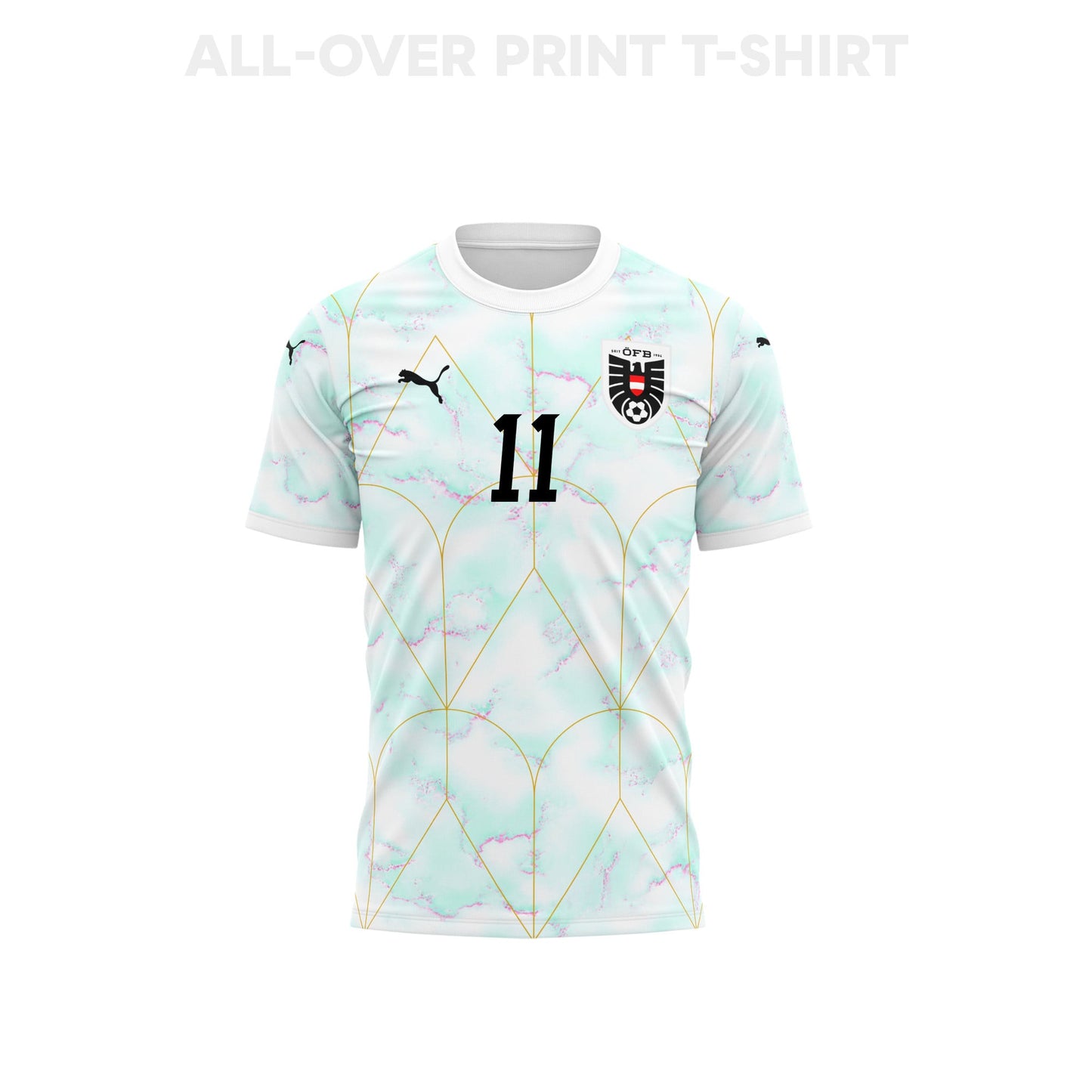 Michael Gregoritsch 11 Youth Austria 2026 Away 3D T-shirt Fully Printed – White