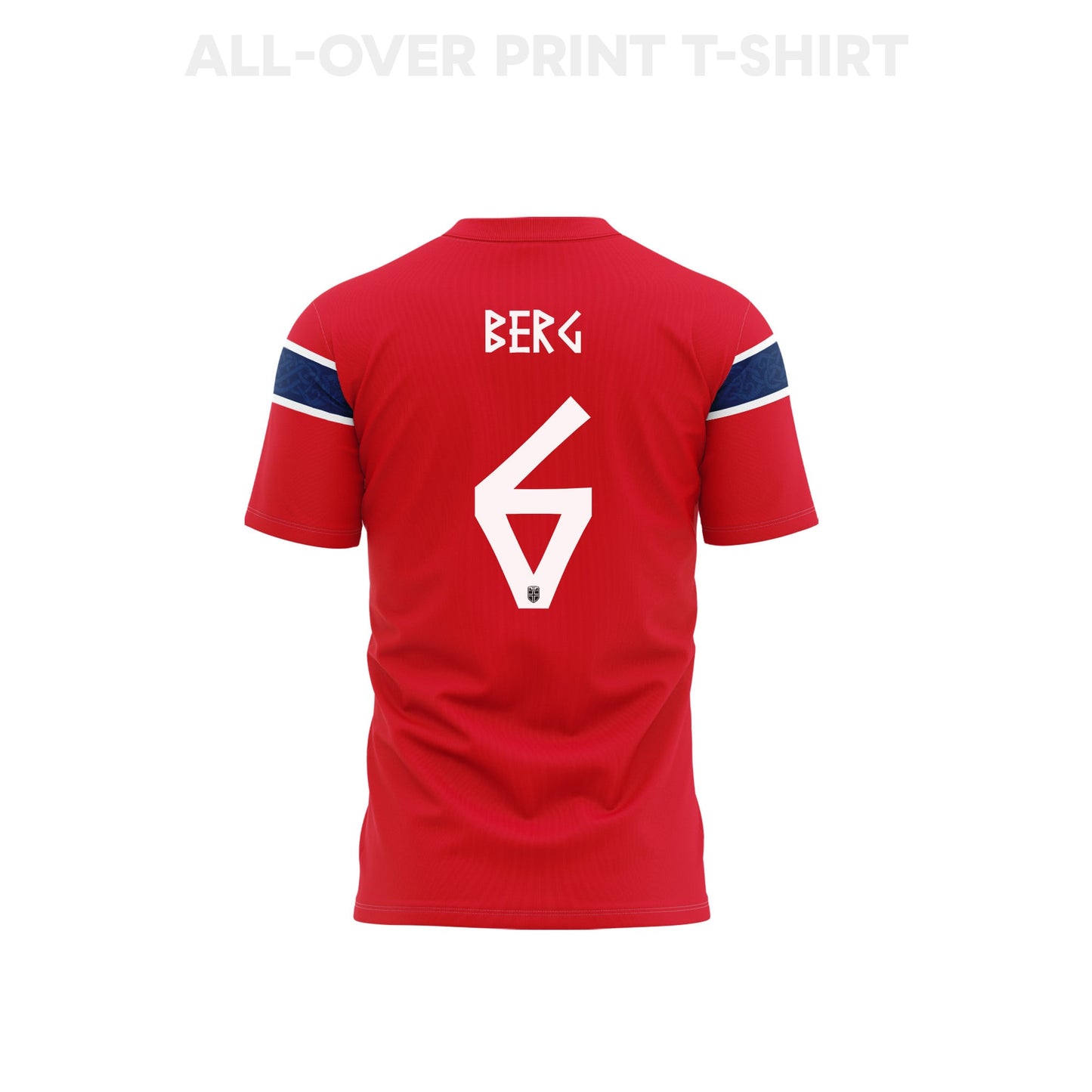 Patrick Berg 6 Norway 2026 Home 3D T-Shirt Fully Printed – Unisex, Red