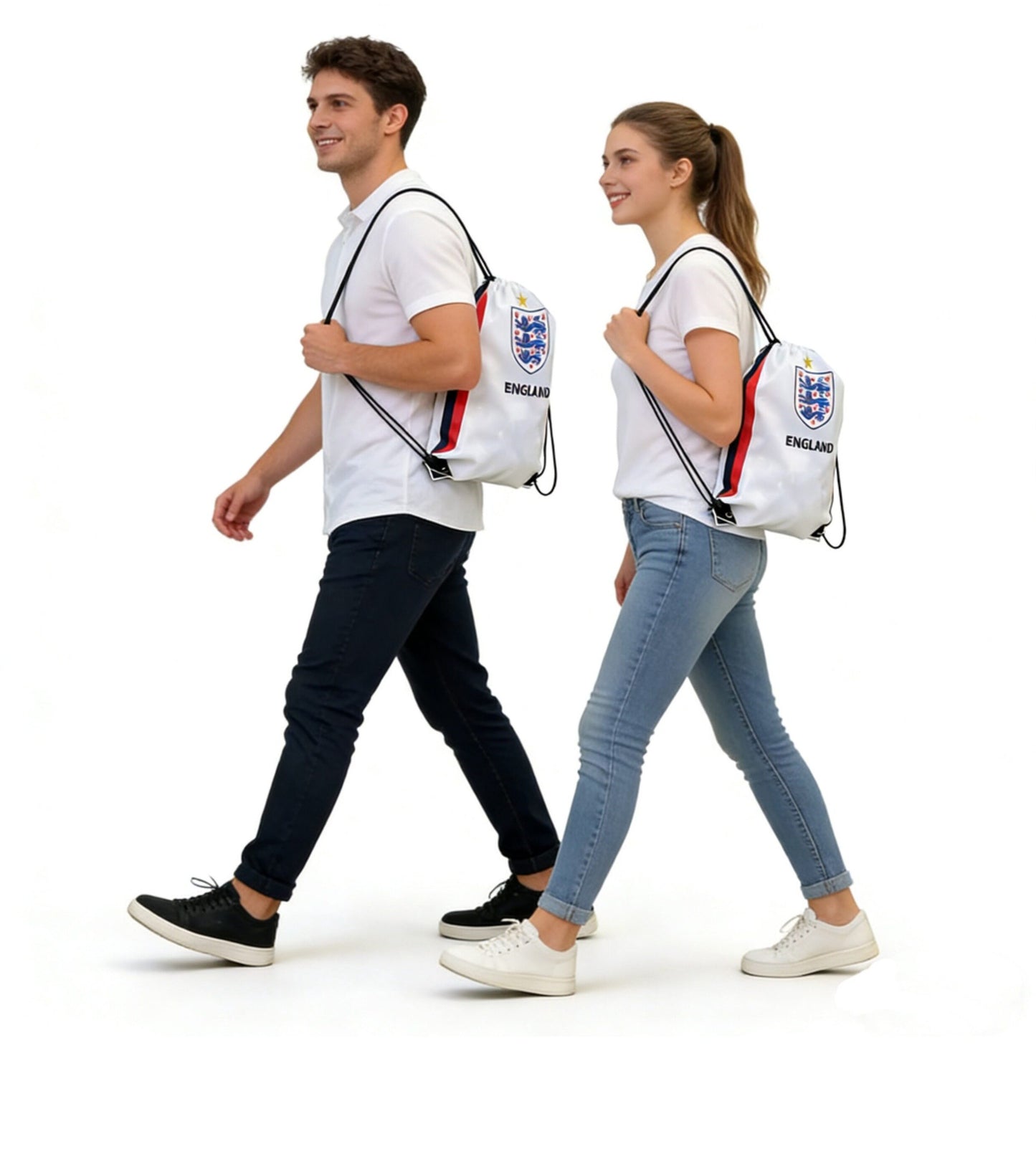 England Soccer Fan Drawstring Bag – World Cup 2026 Edition