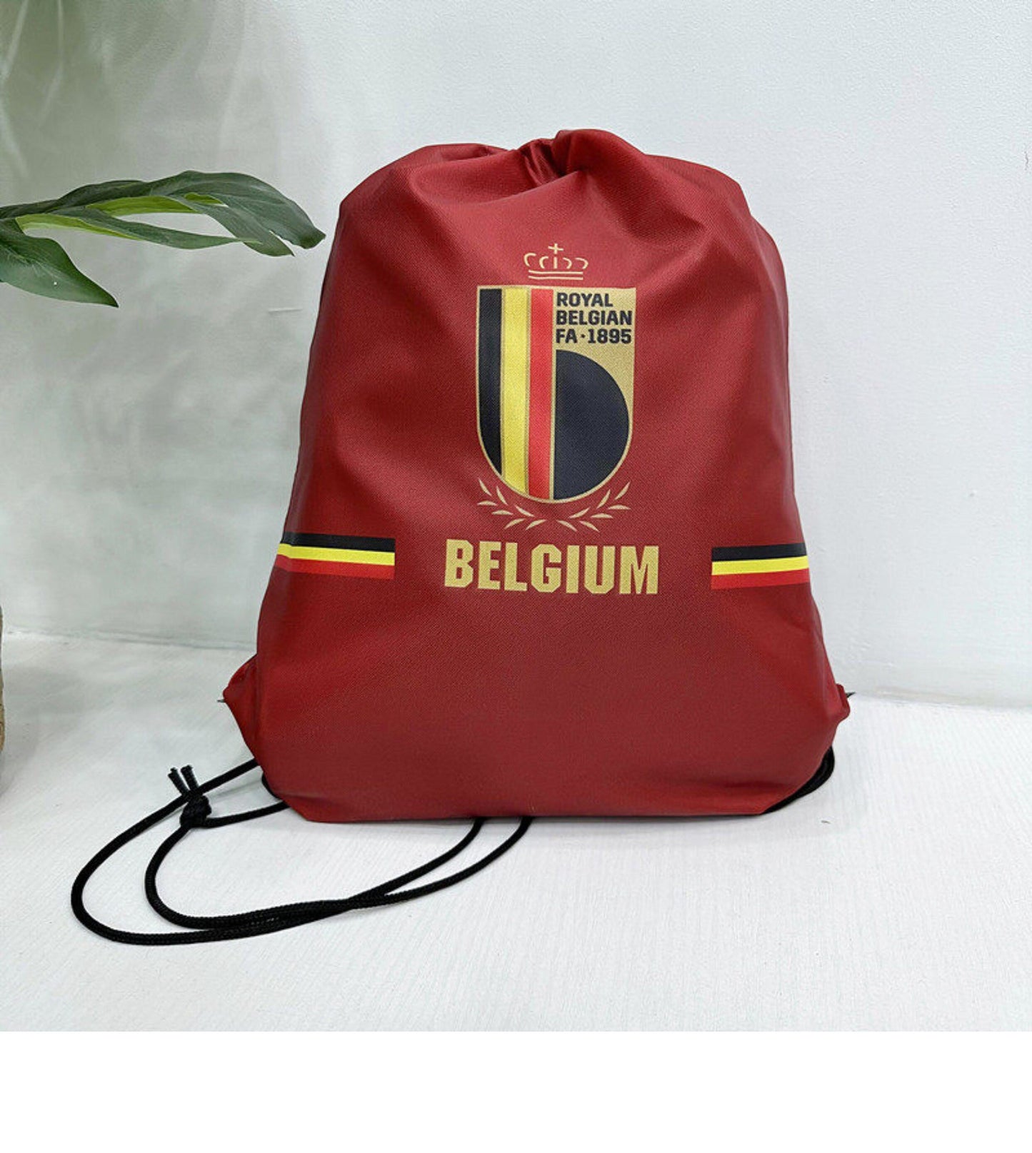Belgium Soccer Fan Drawstring Bag – World Cup 2026 Edition